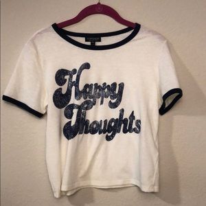Topshop Happy Thoughts vintage style shirt